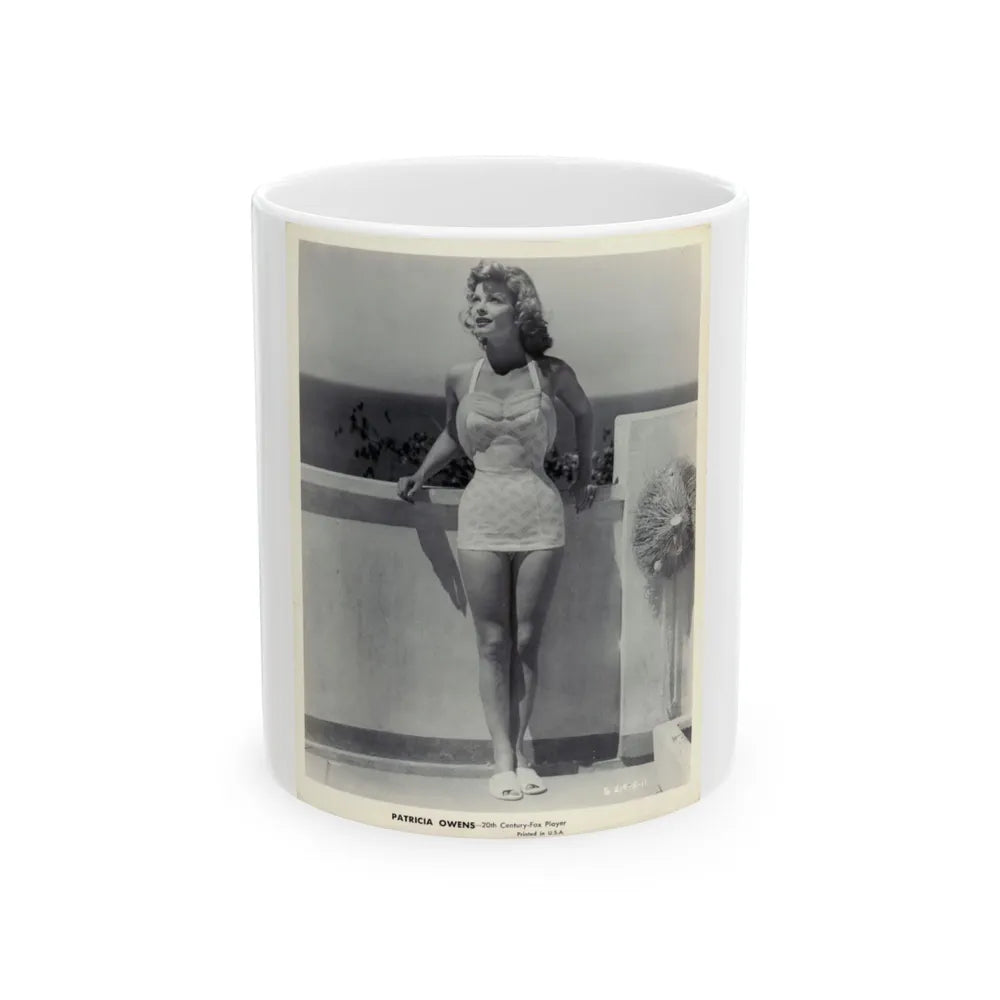 Patricia Owens #05 (Vintage Female Icon) White Coffee Mug-11oz-Go Mug Yourself