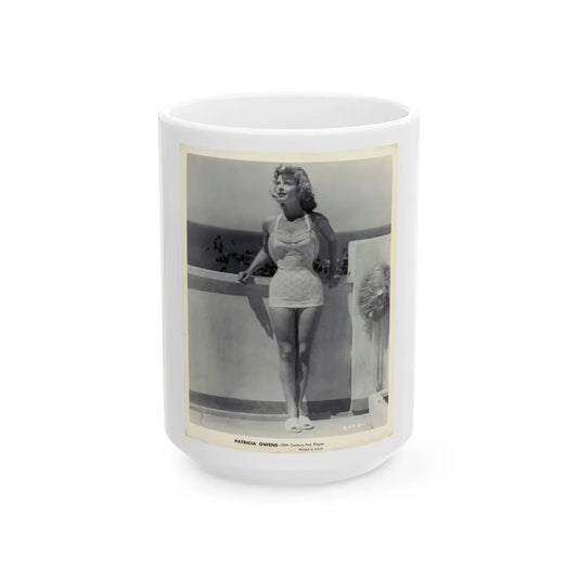 Patricia Owens #05 (Vintage Female Icon) White Coffee Mug-15oz-Go Mug Yourself