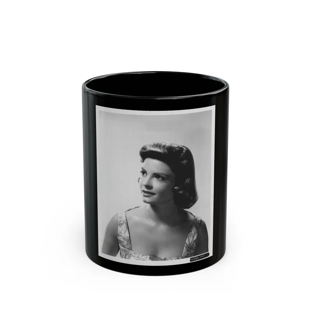 Patricia Owens #14 (Vintage Female Icon) Black Coffee Mug-11oz-Go Mug Yourself