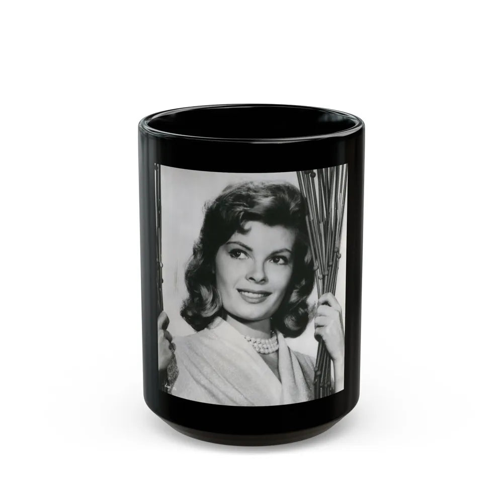 Patricia Owens #15 (Vintage Female Icon) Black Coffee Mug-15oz-Go Mug Yourself