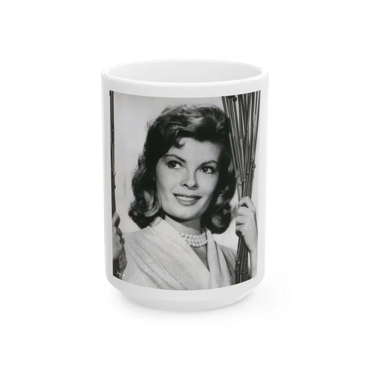 Patricia Owens #15 (Vintage Female Icon) White Coffee Mug-15oz-Go Mug Yourself