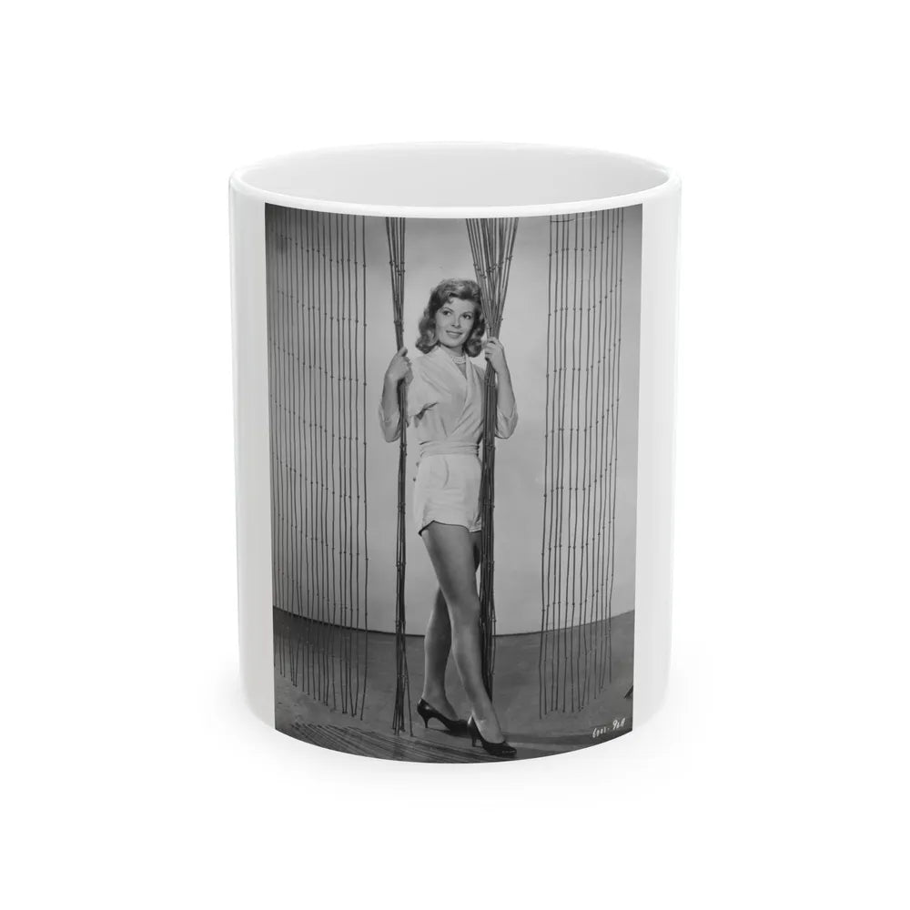 Patricia Owens #18 (Vintage Female Icon) White Coffee Mug-11oz-Go Mug Yourself