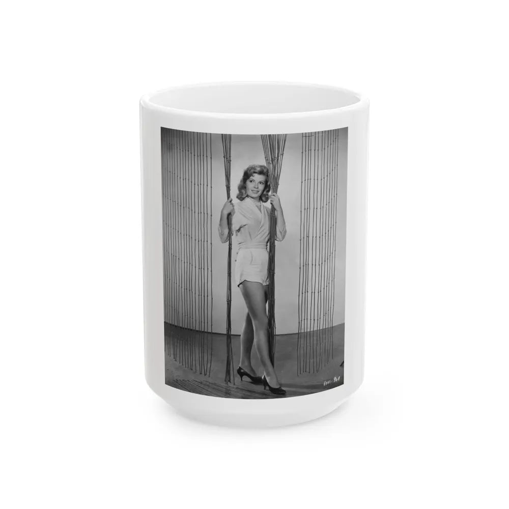 Patricia Owens #18 (Vintage Female Icon) White Coffee Mug-15oz-Go Mug Yourself