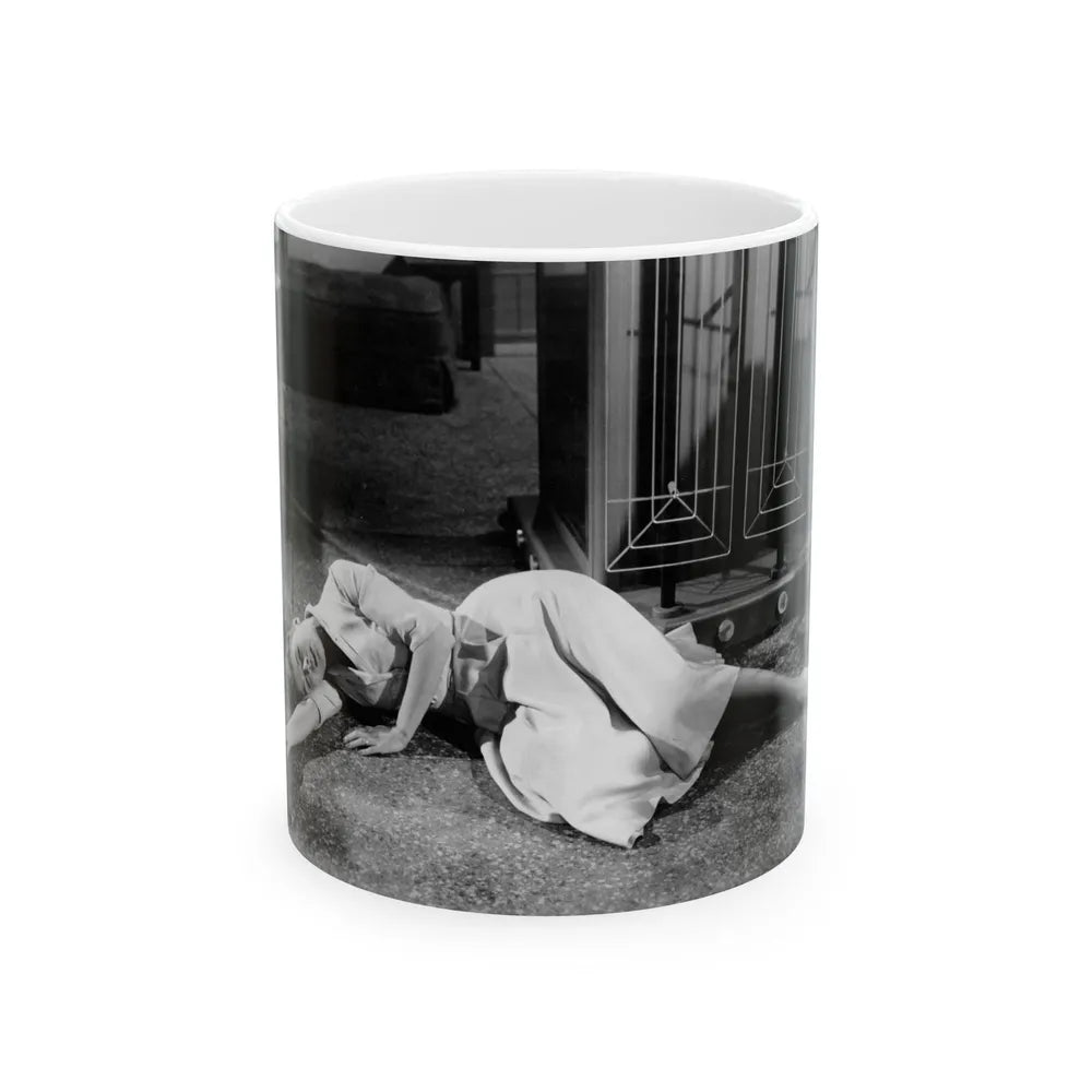 Patricia Owens #19 (Vintage Female Icon) White Coffee Mug-11oz-Go Mug Yourself