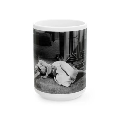 Patricia Owens #19 (Vintage Female Icon) White Coffee Mug-15oz-Go Mug Yourself