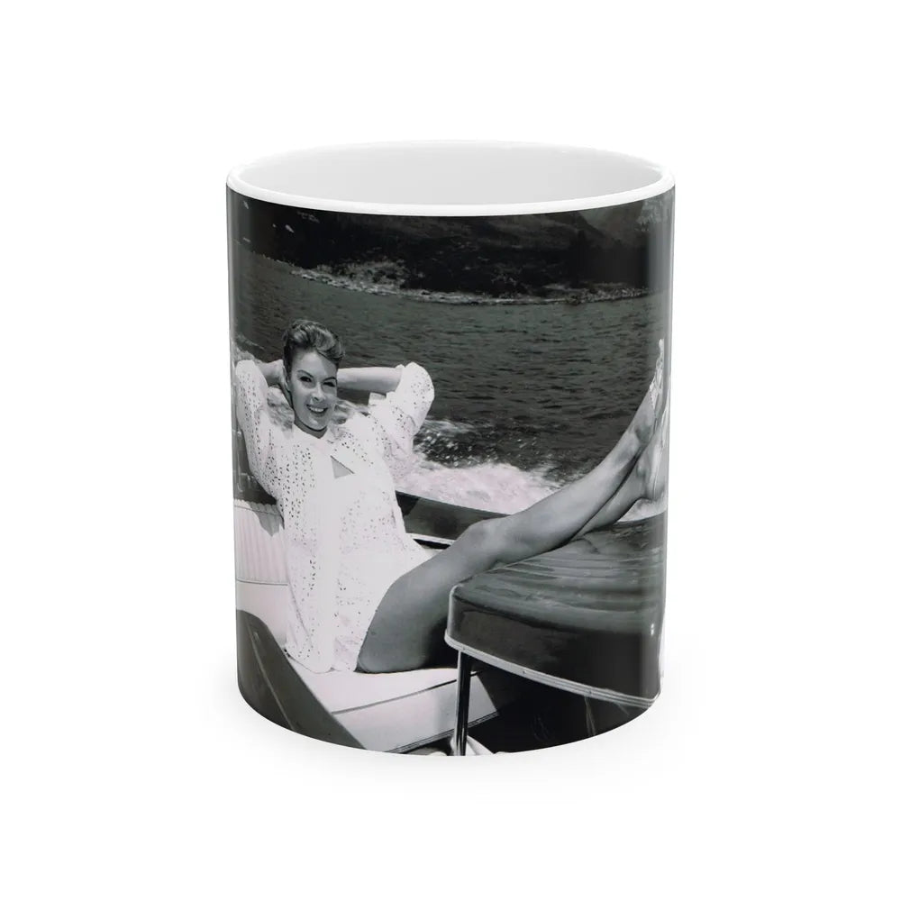 Patricia Owens #22 (Vintage Female Icon) White Coffee Mug-11oz-Go Mug Yourself