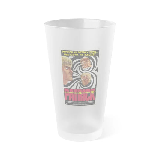 PATRICK (2) 1978 Movie Poster - Frosted Pint Glass 16oz-16oz-Frosted-Go Mug Yourself