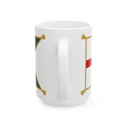 Patrick Keohanes sledge flag (Ireland) White Coffee Mug - Go Mug Yourself