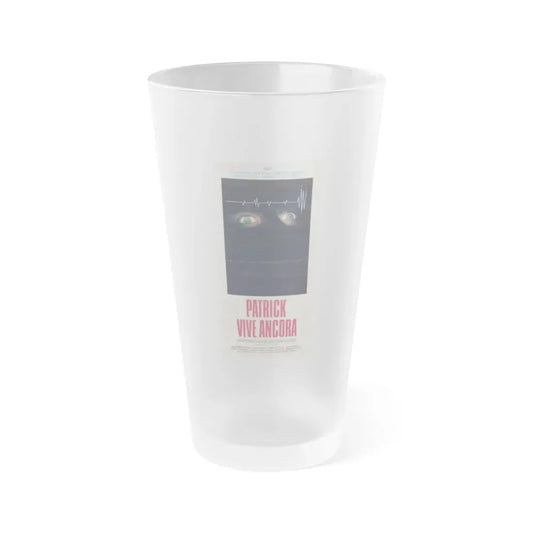 PATRICK STILL LIVES 1980 Movie Poster - Frosted Pint Glass 16oz 16oz Frosted - Go Mug Yourself