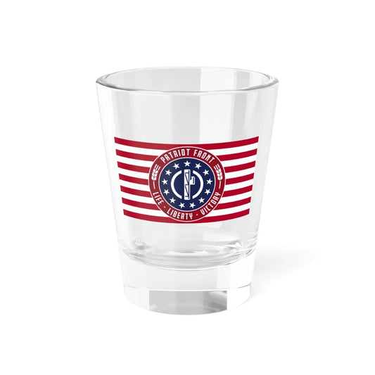 Patriot Front Flag 2 (United States) Shot Glass 1.5oz 1.5oz - Go Mug Yourself