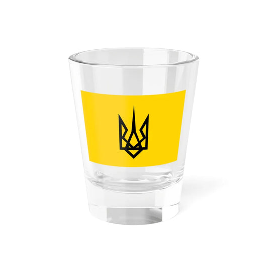 Patriot of Ukraine Trizub flag (Ukraine) Shot Glass 1.5oz 1.5oz - Go Mug Yourself