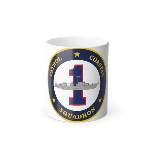 Patrol Coastal Squadron ONE (U.S. Navy) Color Changing Mug 11oz-11oz-Go Mug Yourself
