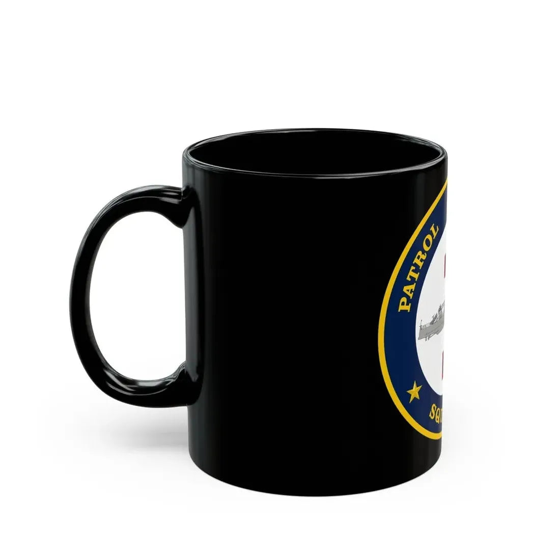 Patrol Coastal Squadron ONE (U.S. Navy) Black Coffee Mug - Go Mug Yourself
