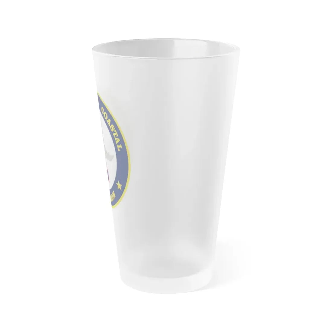 Patrol Coastal Squadron ONE (U.S. Navy) Frosted Pint Glass 16oz - Go Mug Yourself