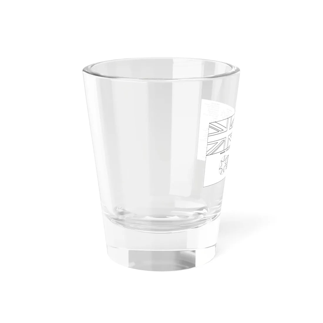 Patron du drapeau australien (Australia) Shot Glass 1.5oz - Go Mug Yourself