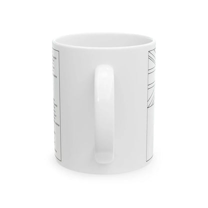 Patron du drapeau australien (Australia) White Coffee Mug - Go Mug Yourself