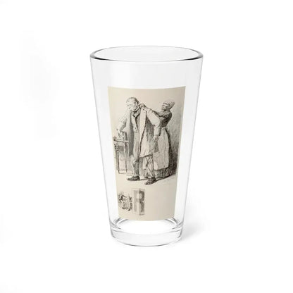 Patsy Helps Relius with His Coat, 1892 (Magazine Illustration) Pint Glass 16oz 16oz - Go Mug Yourself