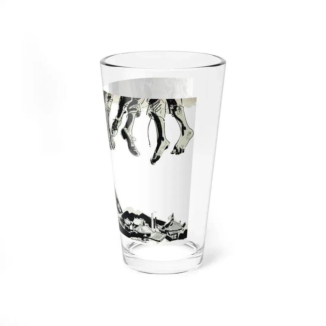 Pattern for Chaos, Bluebook, February 1953 (Magazine Illustration) Pint Glass 16oz - Go Mug Yourself