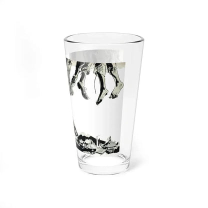 Pattern for Chaos, Bluebook, February 1953 (Magazine Illustration) Pint Glass 16oz - Go Mug Yourself