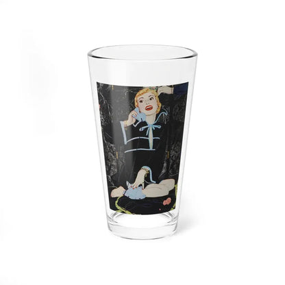 Pattern, Good Housekeeping, March 1951 (Magazine Illustration) Pint Glass 16oz 16oz - Go Mug Yourself