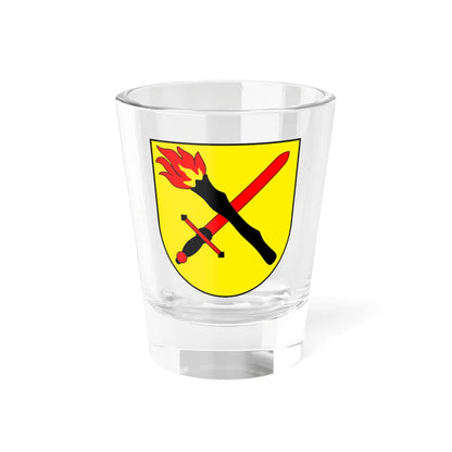 Patzen-Fardün wappen (Switzerland) (Coat of Arms) Shot Glass 1.5oz 1.5oz - Go Mug Yourself