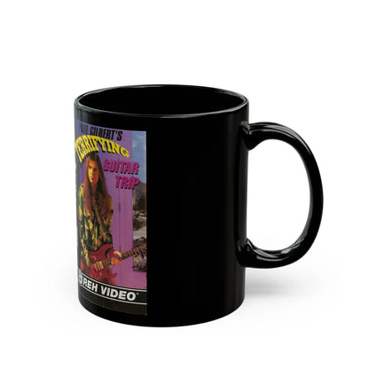 PAUL GILBERTS TERRIFYING GUITAR TRIP (VHS COVER) - Black Coffee Mug-Go Mug Yourself