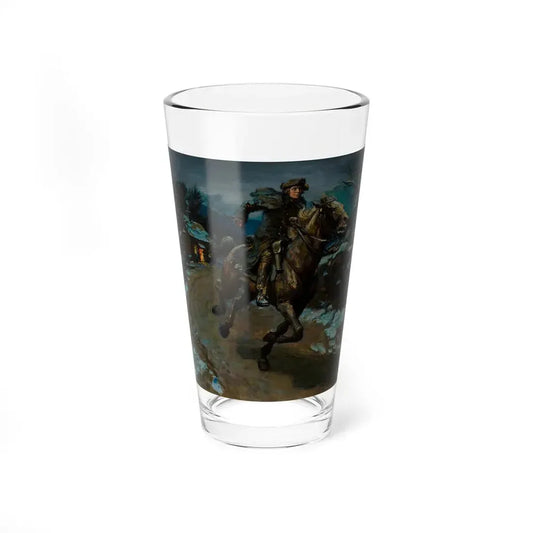 Paul Revere and the Minute Men, Random House book cover, 1950 (Magazine Illustration) Pint Glass 16oz 16oz - Go Mug Yourself
