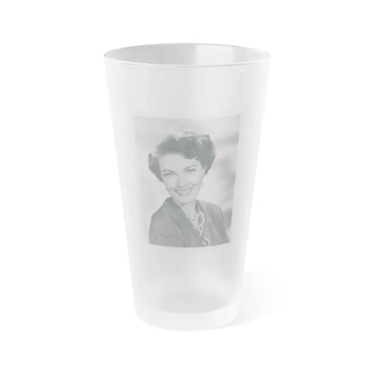 Paula Raymond #041 (Vintage Female Icon) Frosted Pint Glass 16oz 16oz Frosted - Go Mug Yourself