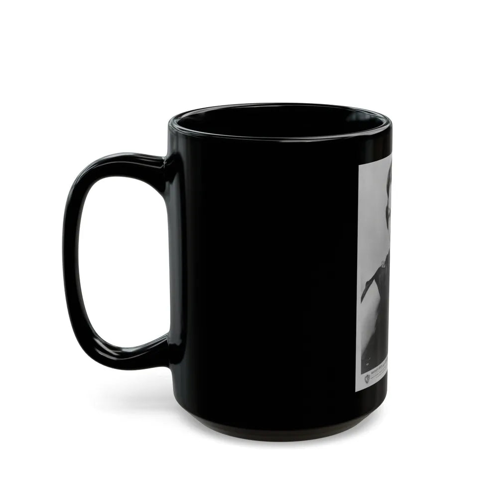 Paula Raymond #05 (Vintage Female Icon) Black Coffee Mug-Go Mug Yourself