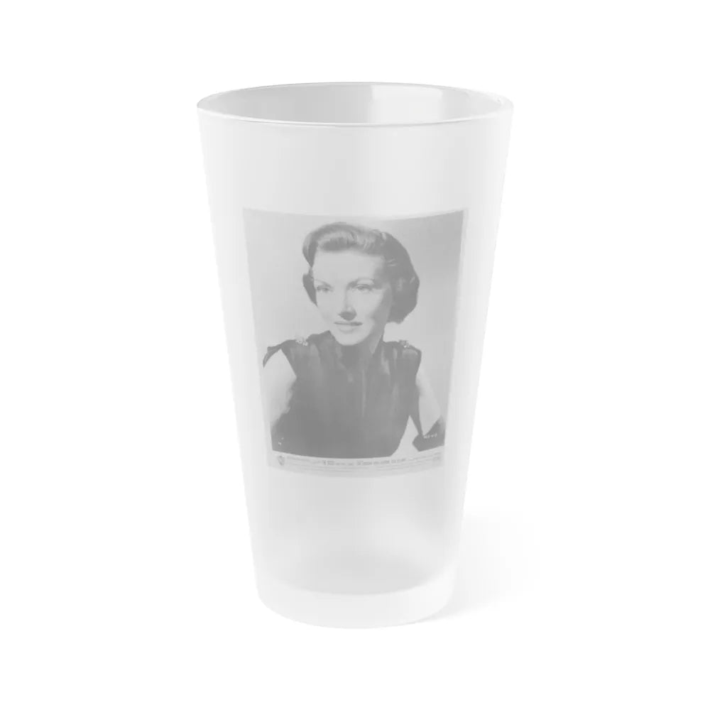 Paula Raymond #05 (Vintage Female Icon) Frosted Pint Glass 16oz-16oz-Frosted-Go Mug Yourself