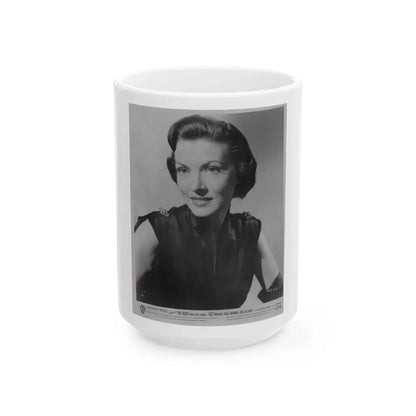 Paula Raymond #05 (Vintage Female Icon) White Coffee Mug-15oz-Go Mug Yourself