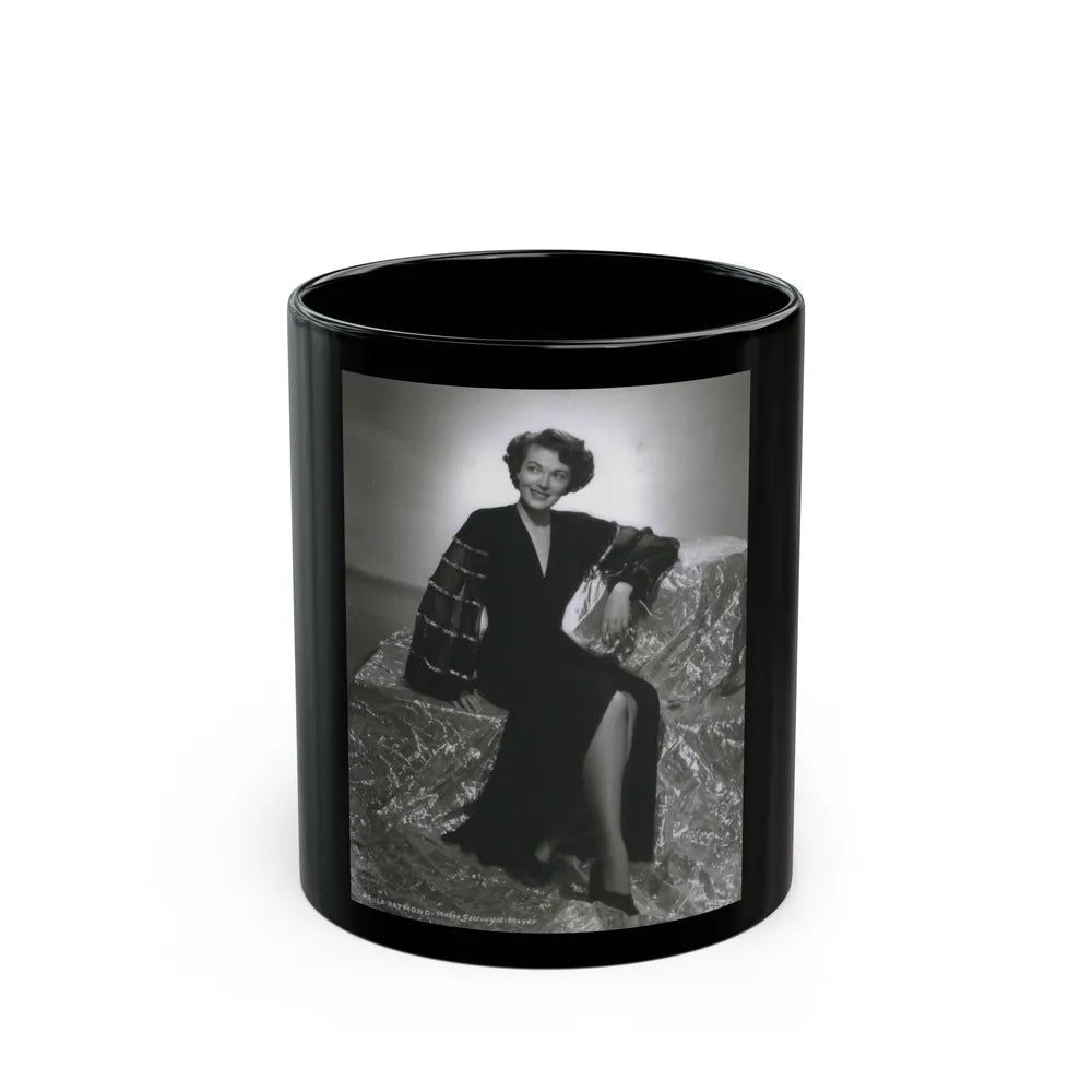 Paula Raymond #08 (Vintage Female Icon) Black Coffee Mug-11oz-Go Mug Yourself