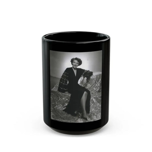 Paula Raymond #08 (Vintage Female Icon) Black Coffee Mug 15oz - Go Mug Yourself