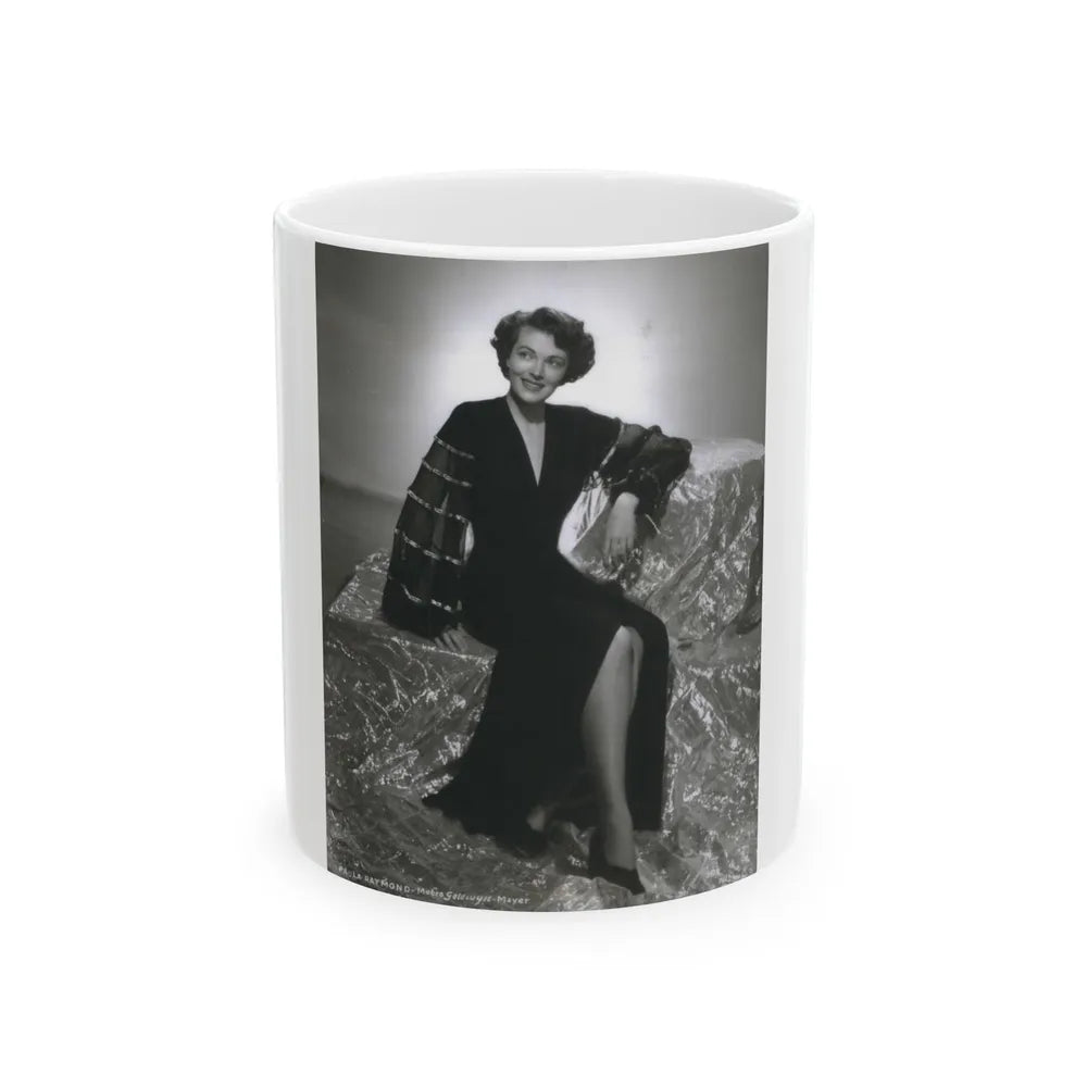 Paula Raymond #08 (Vintage Female Icon) White Coffee Mug-11oz-Go Mug Yourself