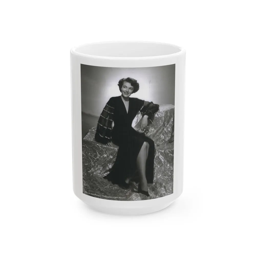 Paula Raymond #08 (Vintage Female Icon) White Coffee Mug-15oz-Go Mug Yourself