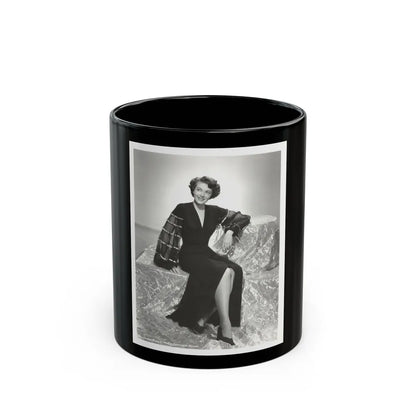 Paula Raymond #081 (Vintage Female Icon) Black Coffee Mug-11oz-Go Mug Yourself