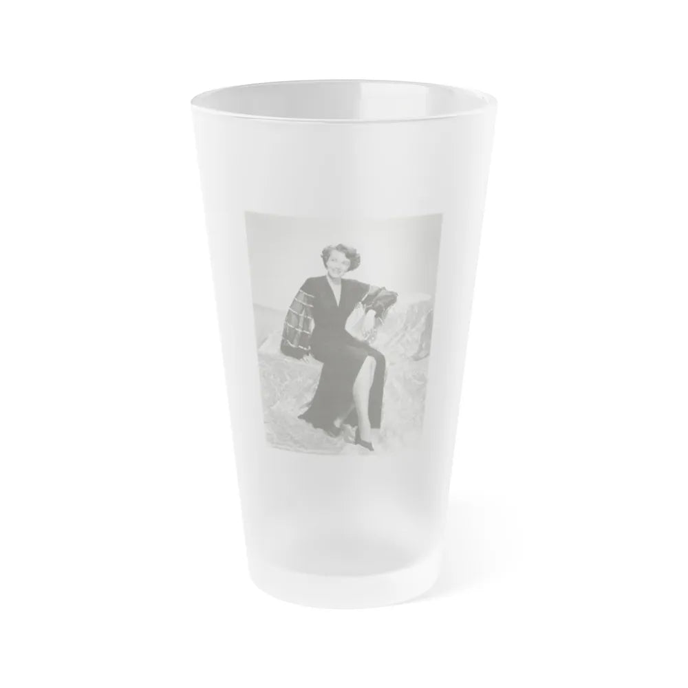 Paula Raymond #081 (Vintage Female Icon) Frosted Pint Glass 16oz-16oz-Frosted-Go Mug Yourself