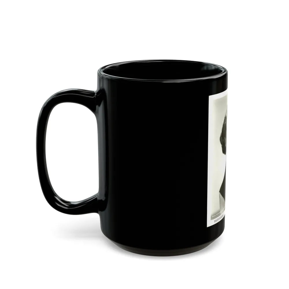 Paula Raymond #09 (Vintage Female Icon) Black Coffee Mug-Go Mug Yourself