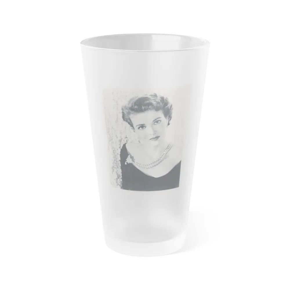 Paula Raymond #11 (Vintage Female Icon) Frosted Pint Glass 16oz-16oz-Frosted-Go Mug Yourself