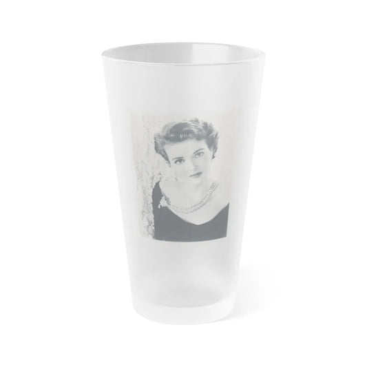 Paula Raymond #11 (Vintage Female Icon) Frosted Pint Glass 16oz-16oz-Frosted-Go Mug Yourself