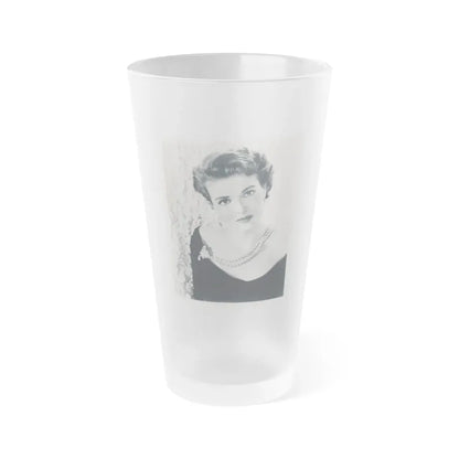 Paula Raymond #11 (Vintage Female Icon) Frosted Pint Glass 16oz 16oz Frosted - Go Mug Yourself