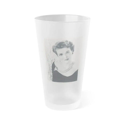 Paula Raymond #11 (Vintage Female Icon) Frosted Pint Glass 16oz 16oz Frosted - Go Mug Yourself