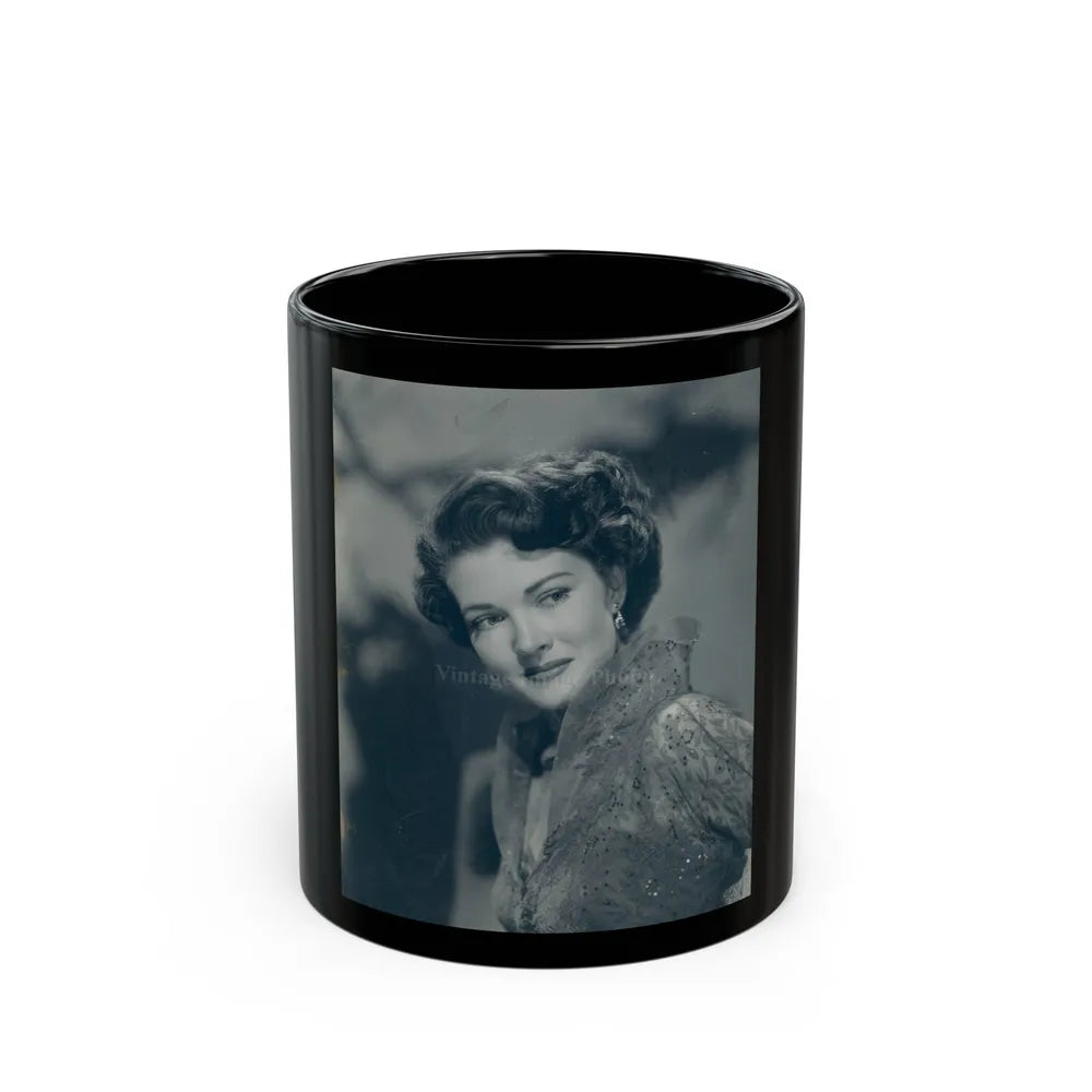 Paula Raymond #23 (Vintage Female Icon) Black Coffee Mug-11oz-Go Mug Yourself