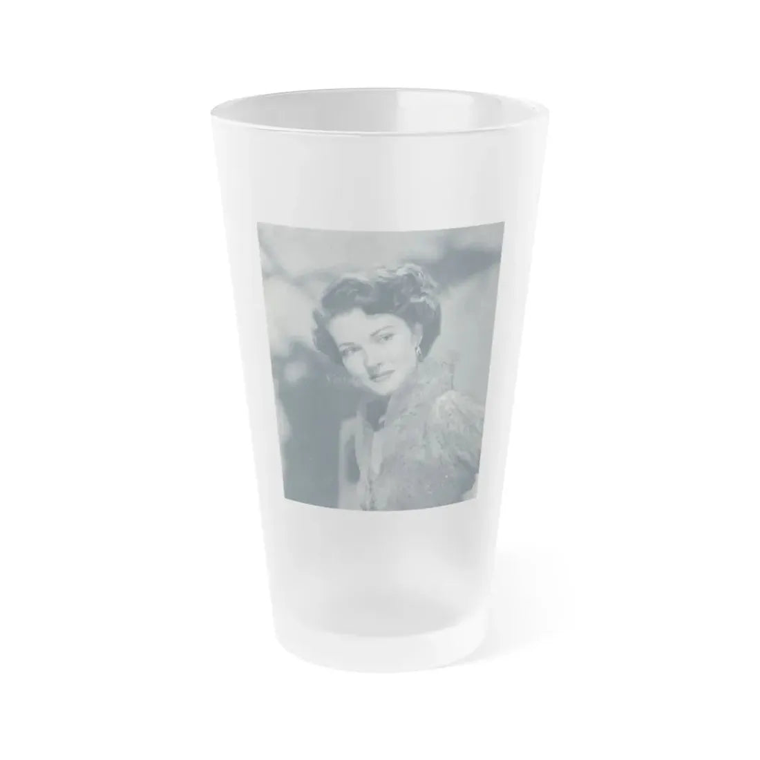 Paula Raymond #23 (Vintage Female Icon) Frosted Pint Glass 16oz 16oz Frosted - Go Mug Yourself