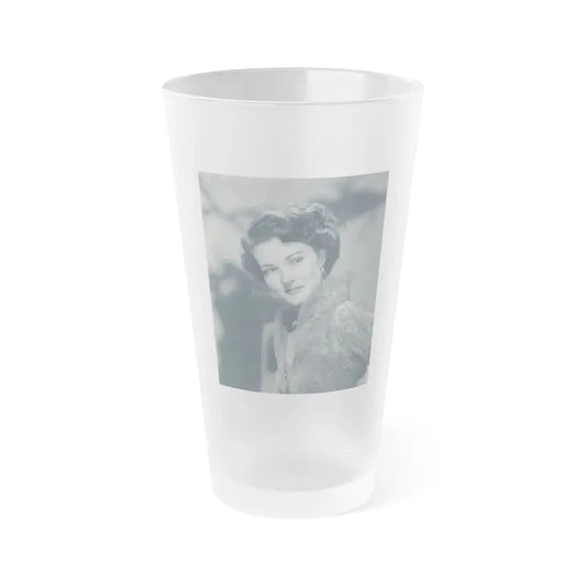 Paula Raymond #23 (Vintage Female Icon) Frosted Pint Glass 16oz 16oz Frosted - Go Mug Yourself