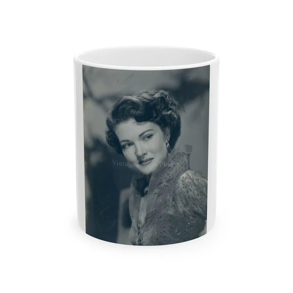 Paula Raymond #23 (Vintage Female Icon) White Coffee Mug-11oz-Go Mug Yourself