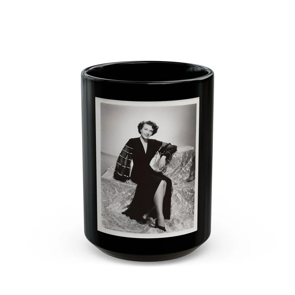 Paula Raymond #29 (Vintage Female Icon) Black Coffee Mug-15oz-Go Mug Yourself