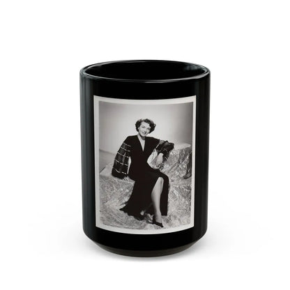 Paula Raymond #29 (Vintage Female Icon) Black Coffee Mug-15oz-Go Mug Yourself