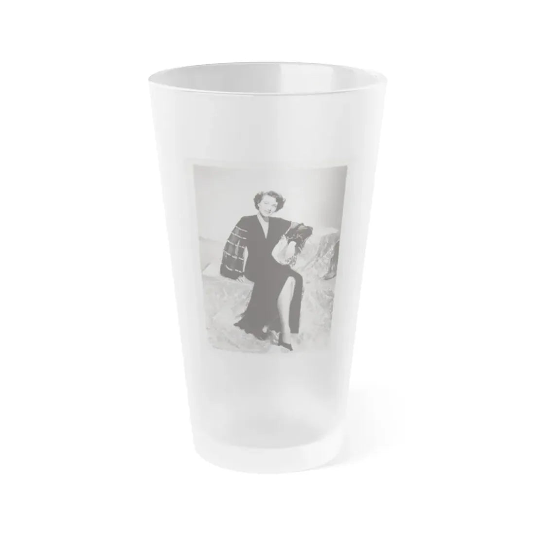 Paula Raymond #29 (Vintage Female Icon) Frosted Pint Glass 16oz 16oz Frosted - Go Mug Yourself