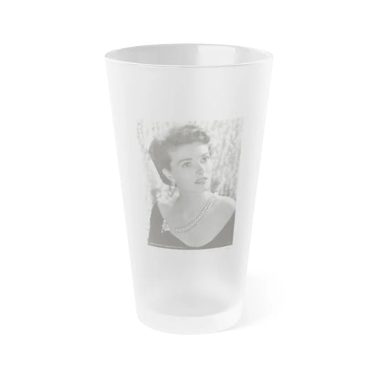 Paula Raymond #30 (Vintage Female Icon) Frosted Pint Glass 16oz-16oz-Frosted-Go Mug Yourself